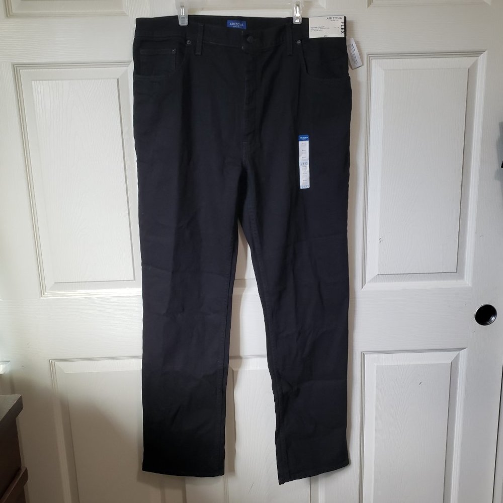 Men's Arizona Jeans Relaxed Straight 40x34 | Black